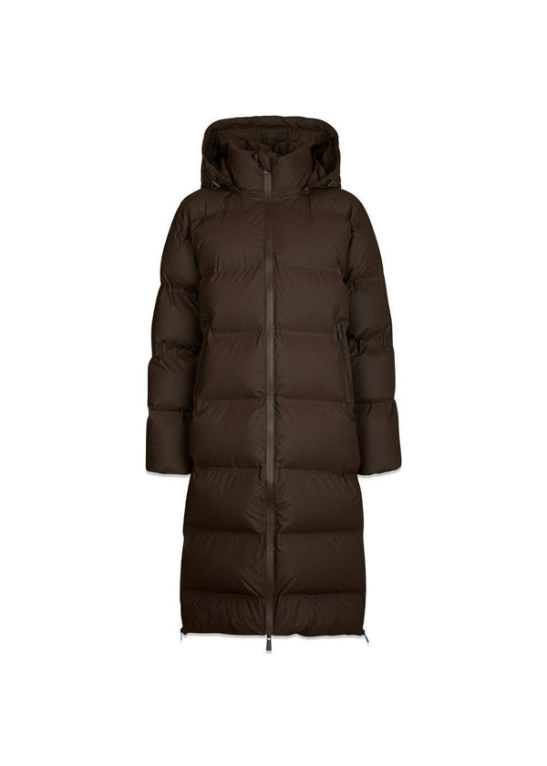 Viviana C Puffer Jacket - Dark Brown-Outerwear-Neo Noir-Butler Loftet