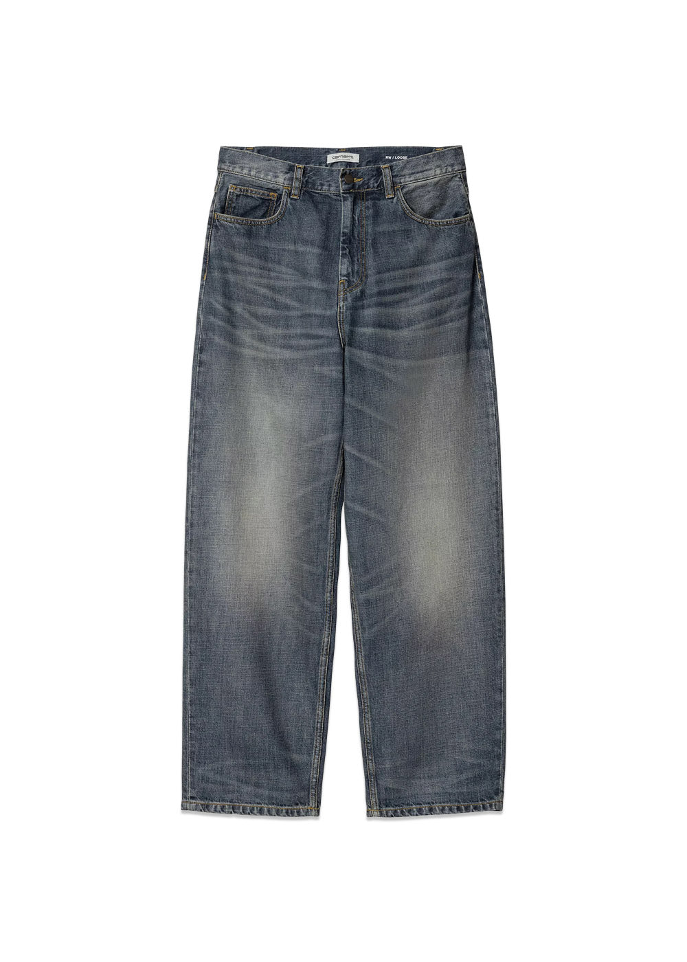 W Brandon Pant - Blue Worn Used Wash