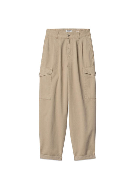 Carhartt WIP Womens Collins Pant Cargo Trousers - Buffalo Garment Dyed