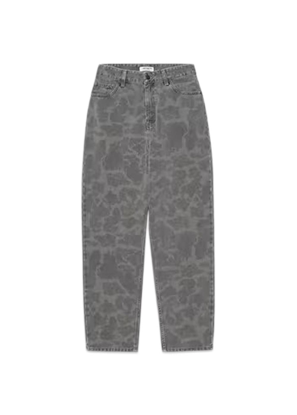 W Duck Orell Pant - Camo Duck, Black Heavy Bleached-Jeans-Carhartt WIP-Butler Loftet