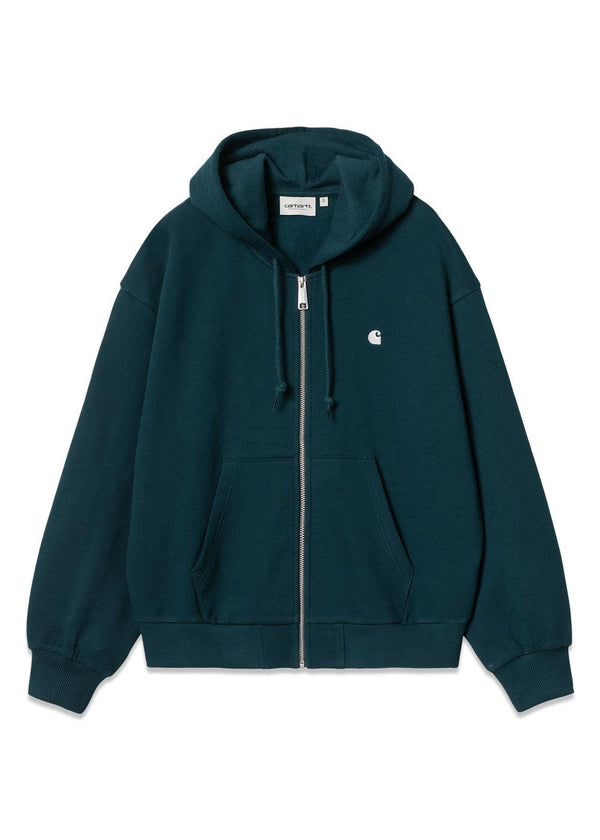 W Hooded Casey Jacket - Duck Blue / Silver