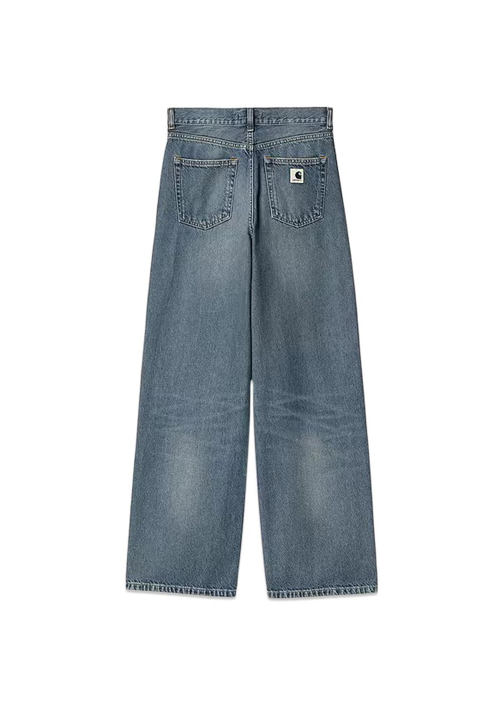 W Jane Pant - Blue Dark Used Wash-Jeans-Carhartt WIP-Butler Loftet