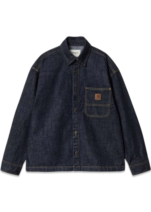 W Lovilia Shirt Jacket - Blue Rinsed