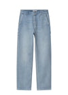 Carhartt WIP's W' Pierce Pant - Blue Stone Bleached No Length. Køb jeans her.