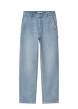 Carhartt WIP's W' Pierce Pant - Blue Stone Bleached No Length. Køb jeans her.