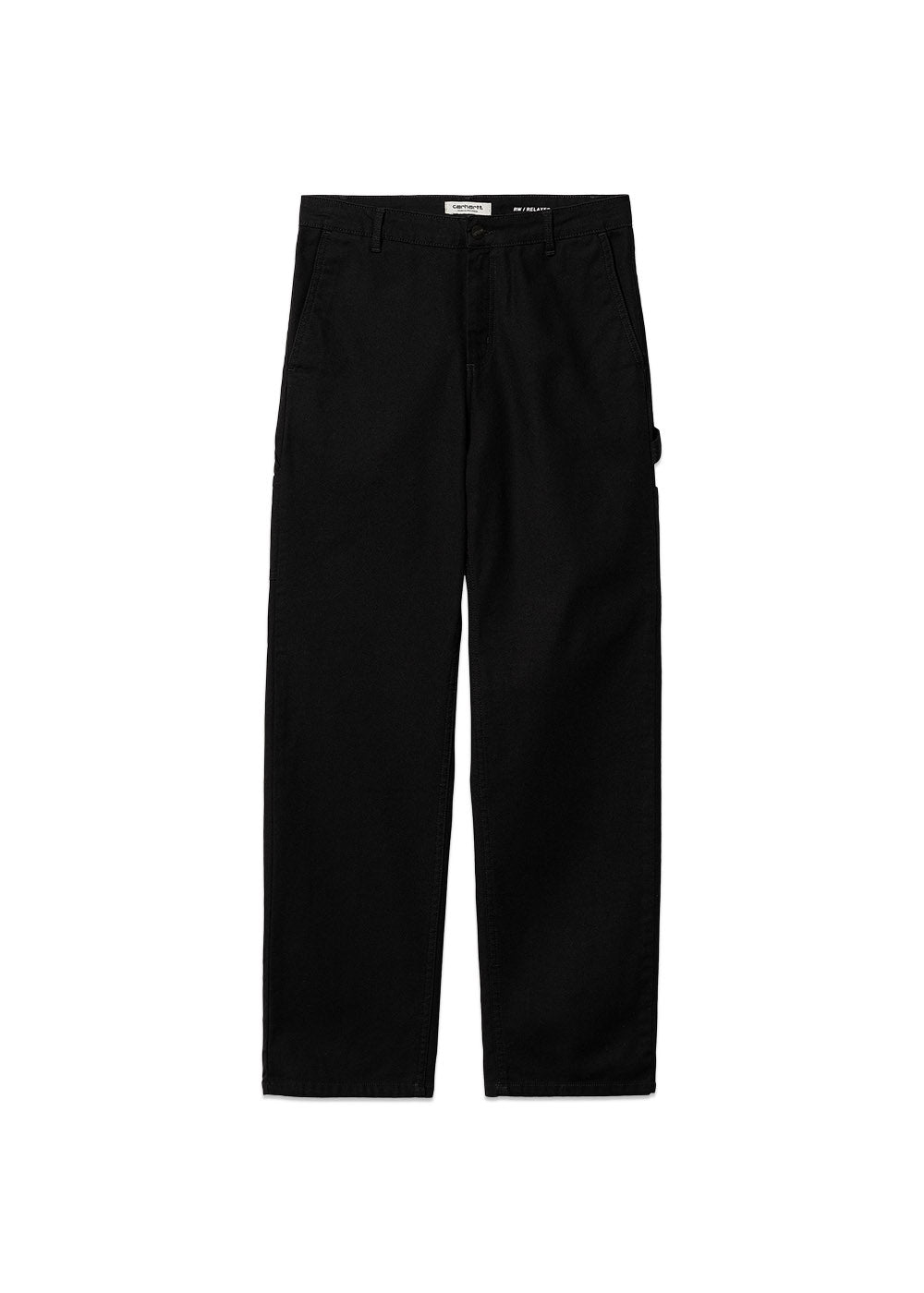 Carhartt WIP's W' Pierce Pant Straight - Black Rinsed. Køb bukser her.