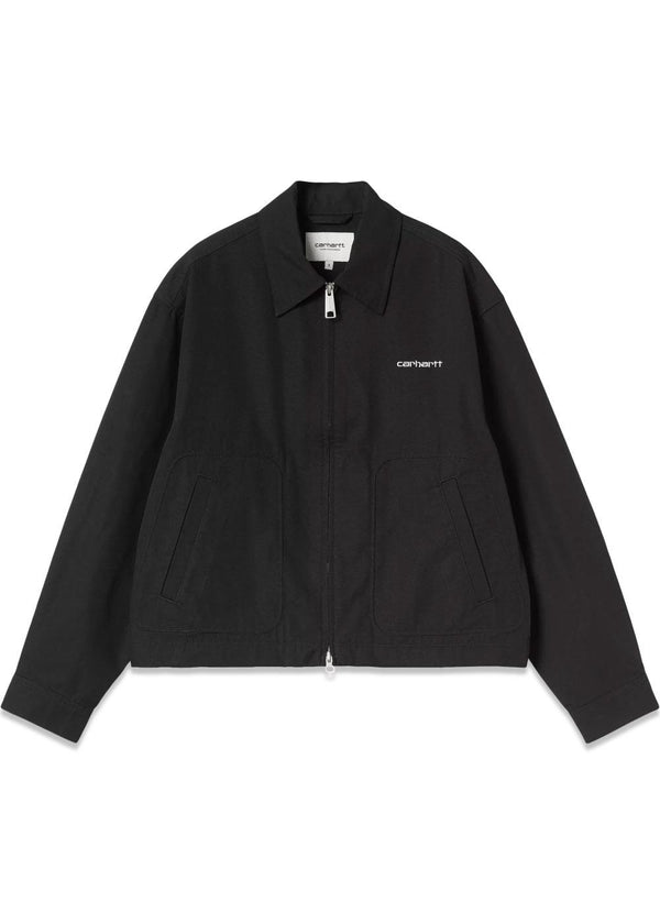 W Postal Jacket - Black / Wax-Outerwear-Carhartt WIP-Butler Loftet
