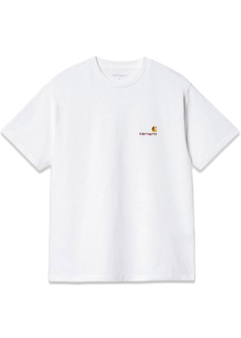 W S/S American Script T-Shirt - White
