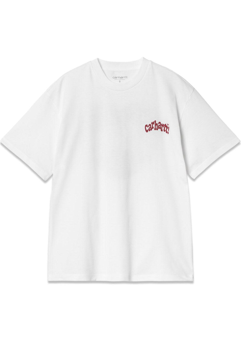 W S/S Amour T-Shirt - White / Tuscany