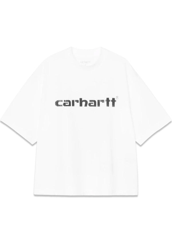 W' S/S Archive Script T-shirt - White-T-shirts-Carhartt WIP-Butler Loftet