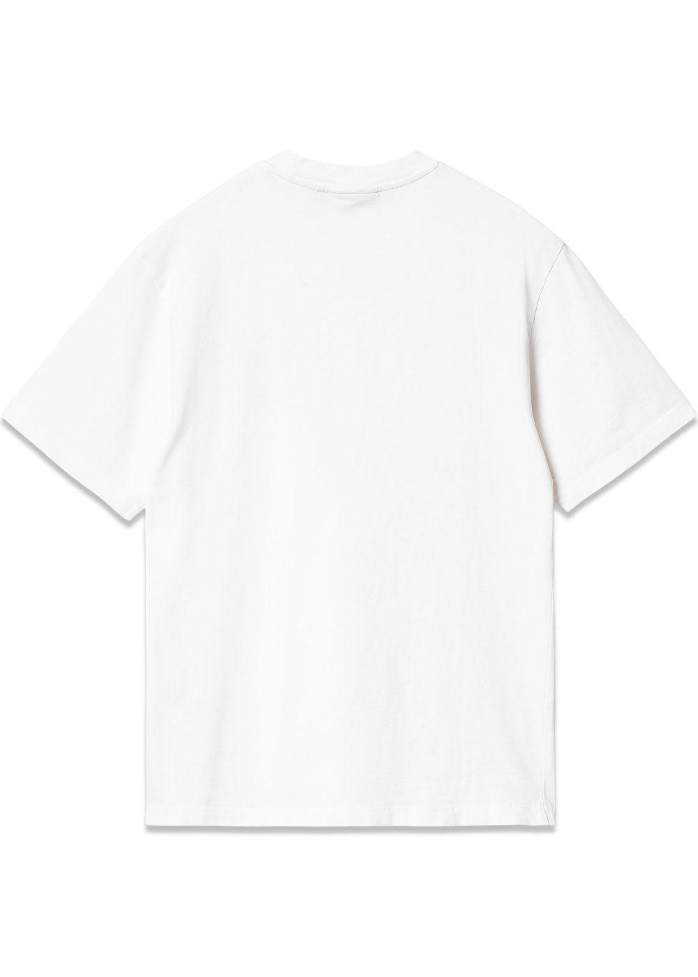 W S/S Aspen T-Shirt - White Heavy Enzyme Wash