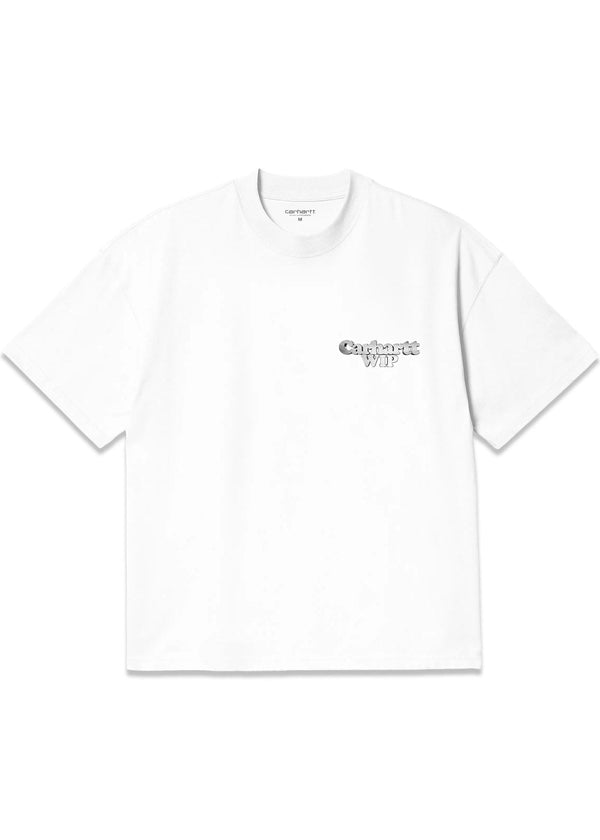 W S/S Chain Link T-Shirt - White / Silver