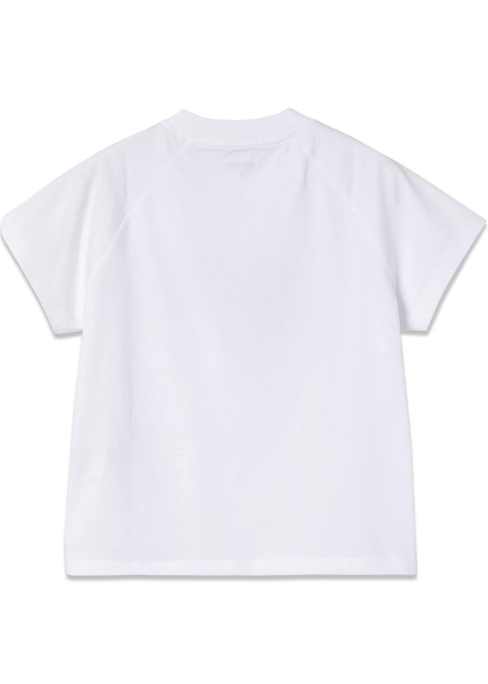 W S/S Hot Script T-Shirt - White