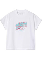 W S/S Hot Script T-Shirt - White-T-shirts-Carhartt WIP-Butler Loftet