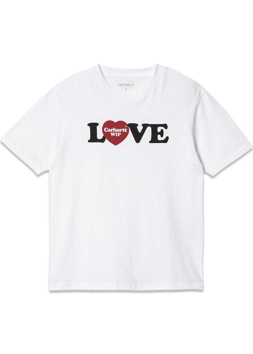 Carhartt WIP's W' S/S Love T-Shirt - White. Køb t-shirts her.