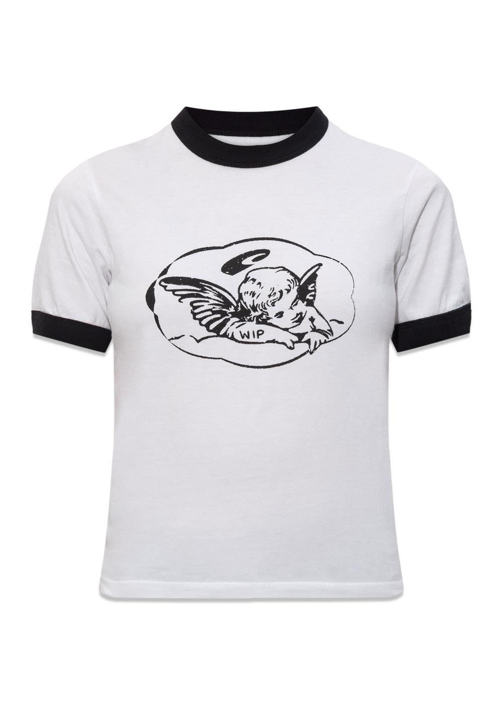 W' S/S Reminiscing Ringer T-shirt - White-T-shirts-Carhartt WIP-Butler Loftet