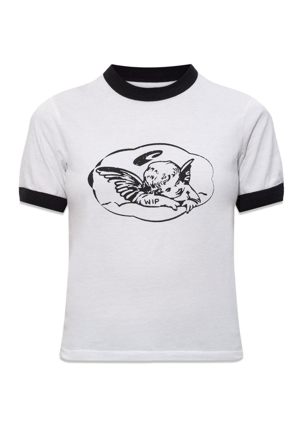 W' S/S Reminiscing Ringer T-shirt - White-T-shirts-Carhartt WIP-Butler Loftet