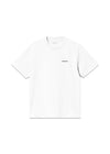 Carhartt WIP's W' S/S Script Embroidery T-S - White / Black. Køb t-shirts her.
