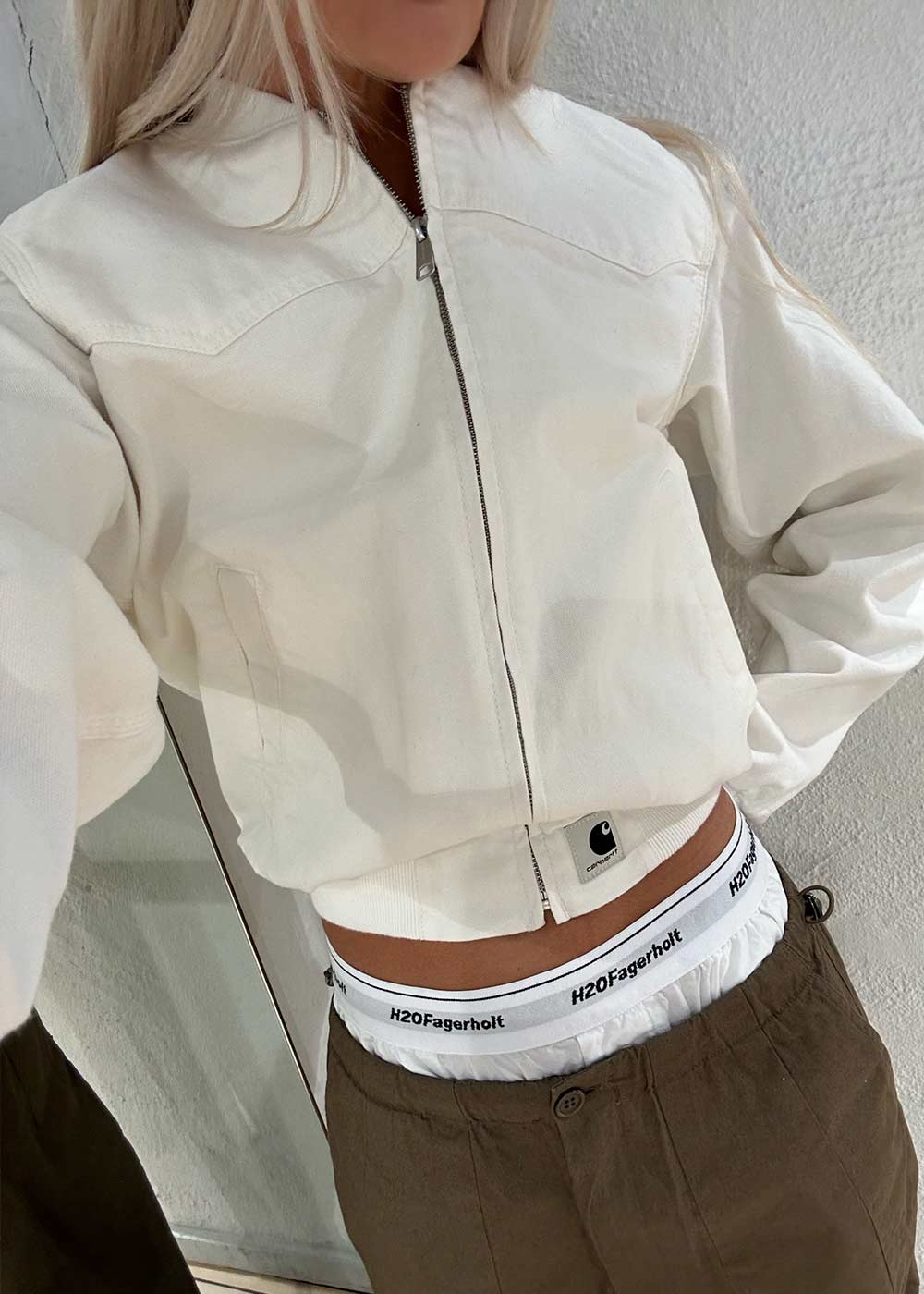 W' Santa Fe Bomber - Wax-Outerwear-Carhartt WIP-Butler Loftet