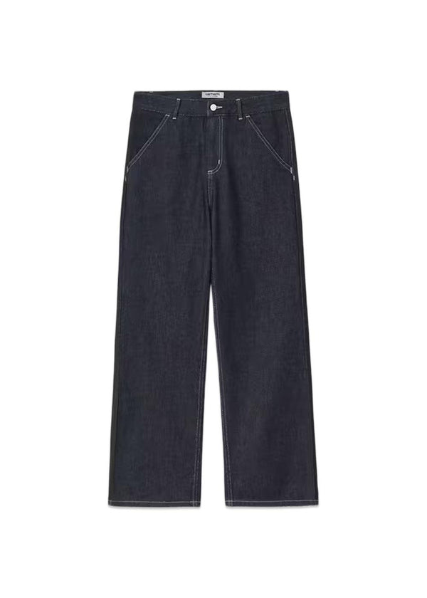 W Simple Pant - Blue Rinsed-Carhartt WIP-Butler Loftet