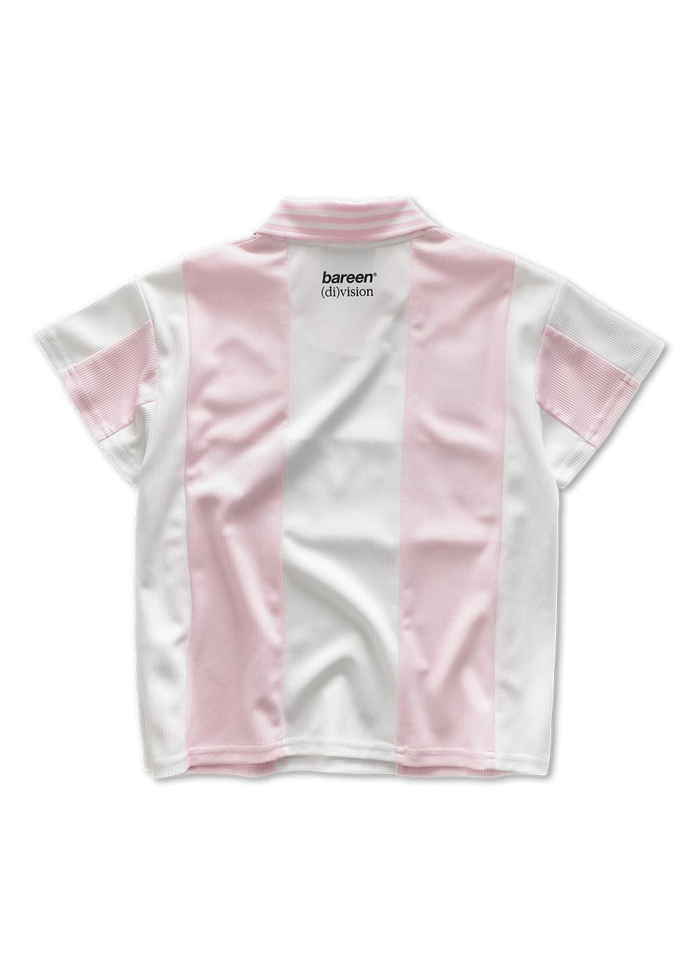 WMNS FOOTBALL KIT JERSEY - Pink+White-Shirts-Bareen-Butler Loftet