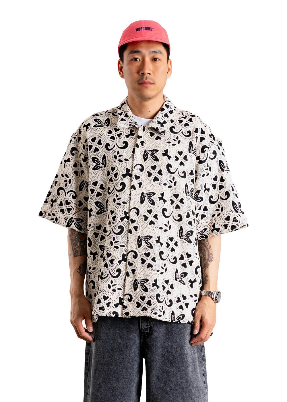 Wang Soul Shirt - Off White-Shirts-Woodbird-Butler Loftet