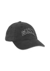 Washed Cotton Canvas Cap Emb - Black-Headwear-Ganni-Butler Loftet