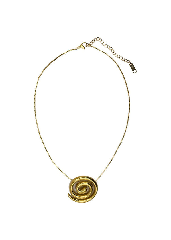 Whirl Necklace - Gold