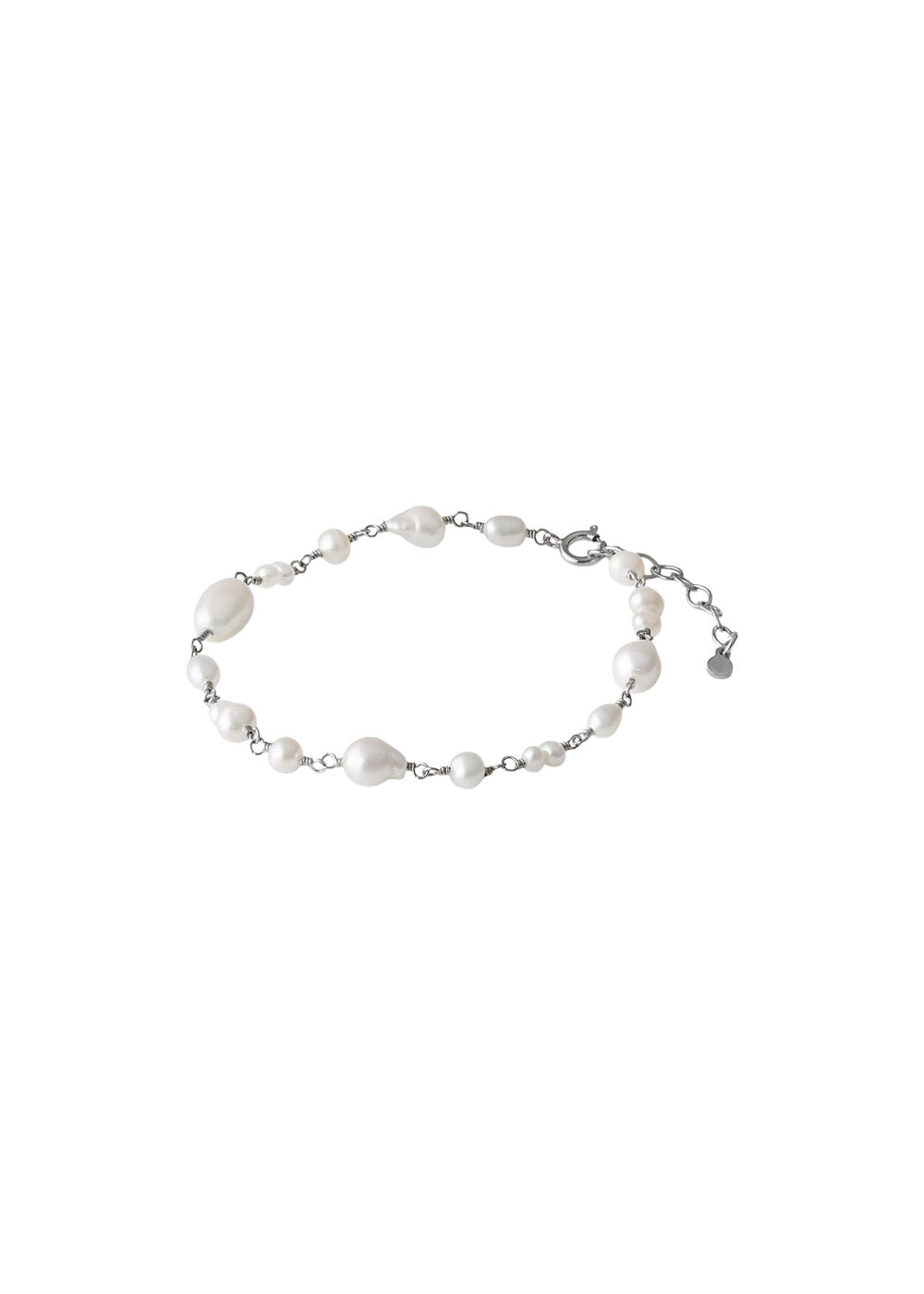 White Dreams Bracelet Adj. 16-19 cm - Silver