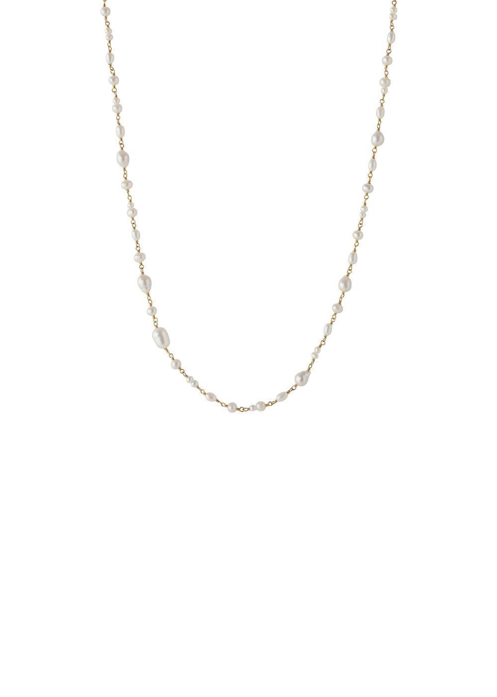 White Dreams Necklace Adj. 42-48 cm - Gold