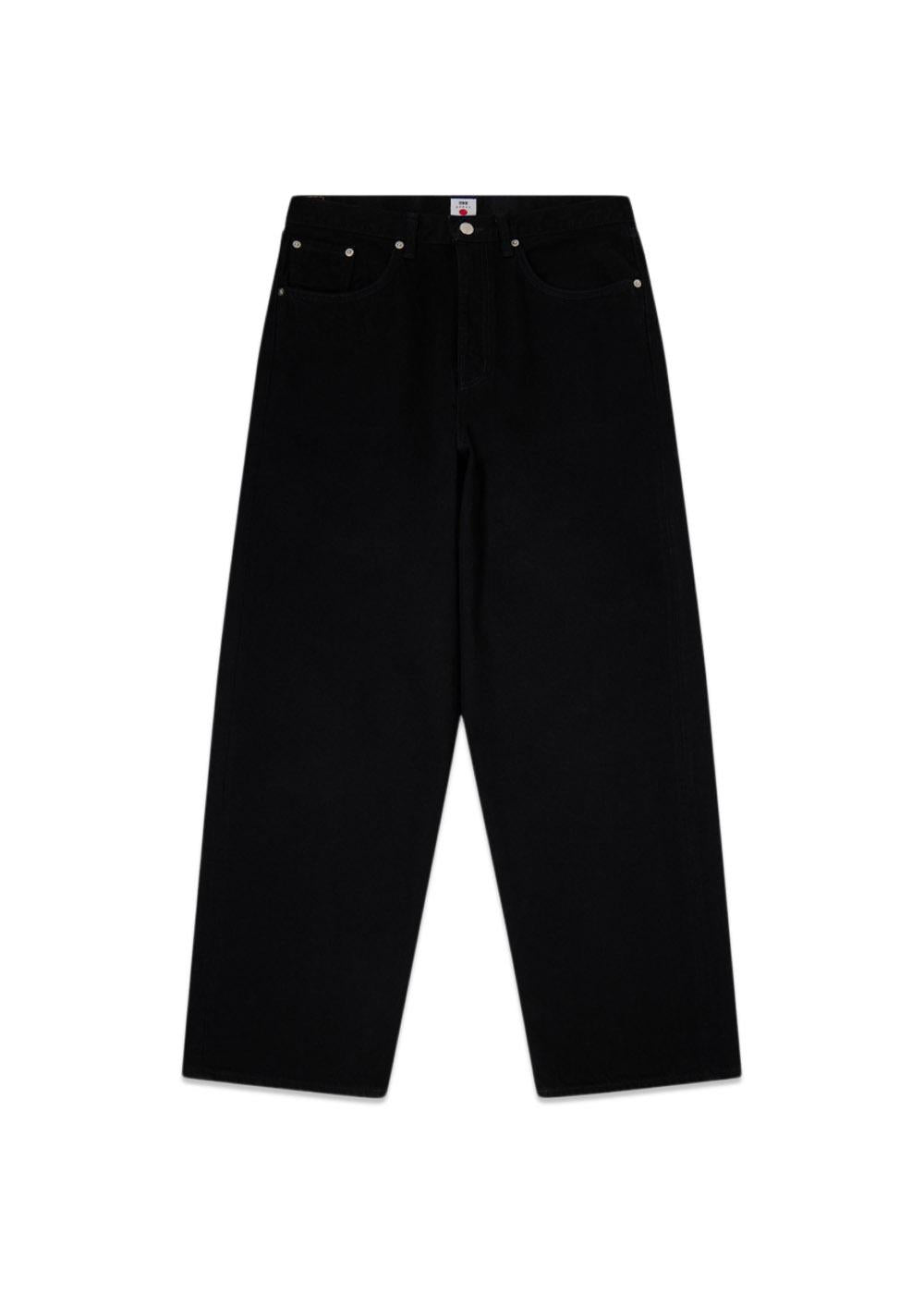 Wide Pant - Unwashed Black-Pants-Edwin-Butler Loftet