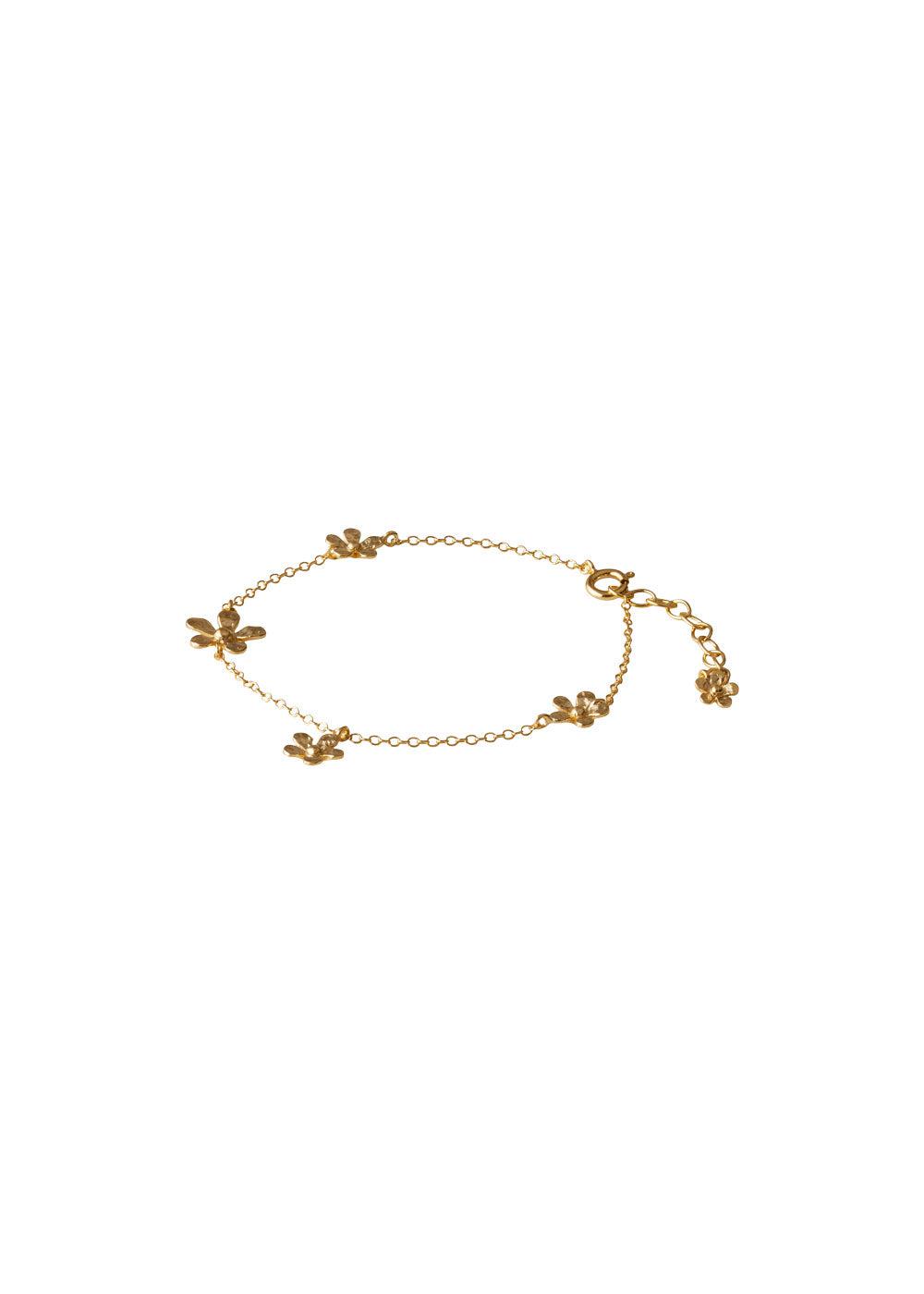 Wild Poppy Bracelet - Goldplated