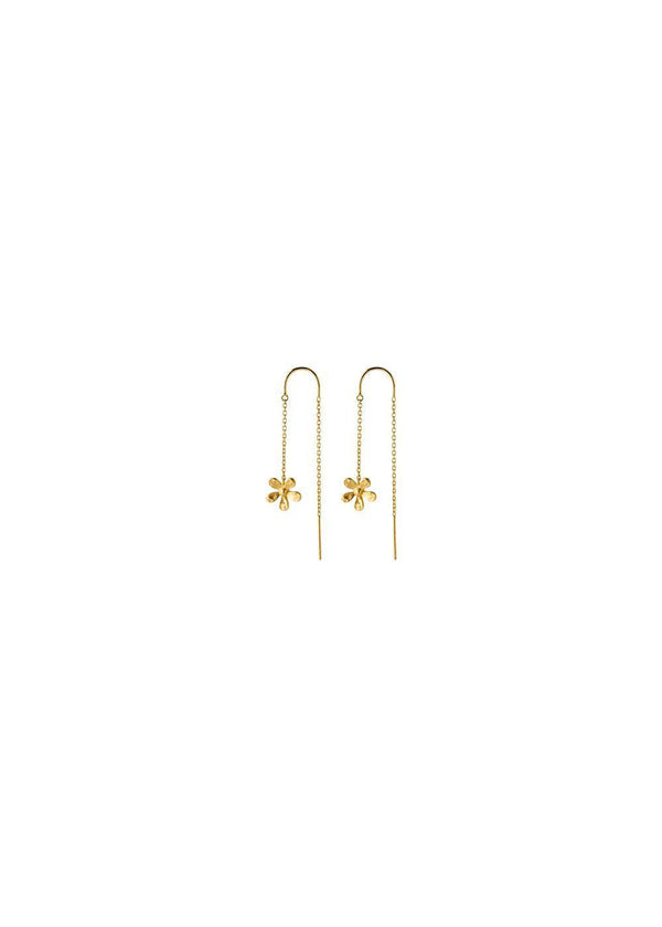 Wild Poppy Earchains - Goldplated-Jewellery-Pernille Corydon-Butler Loftet