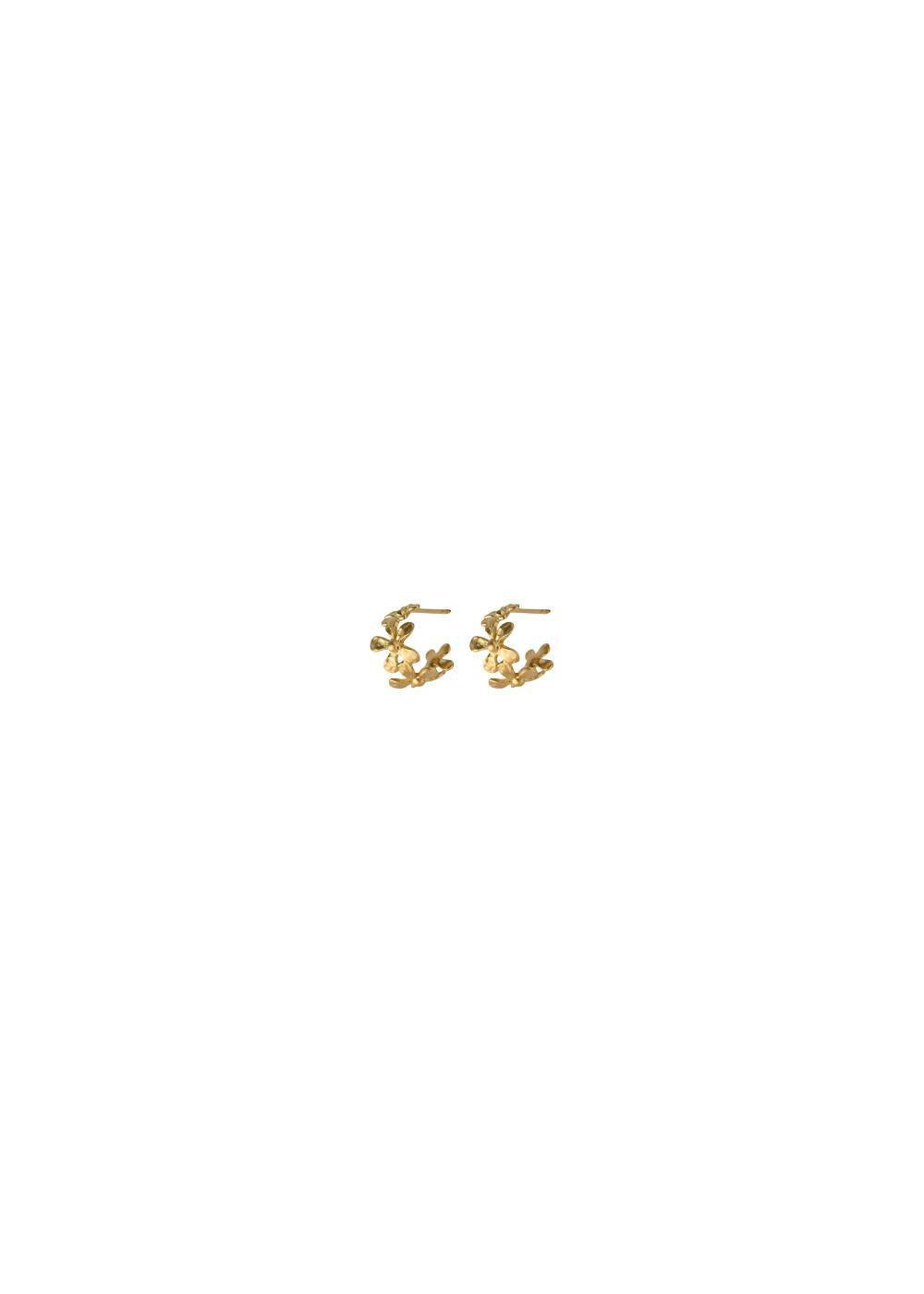 Wild Poppy Hoops - Goldplated-Jewellery-Pernille Corydon-Butler Loftet