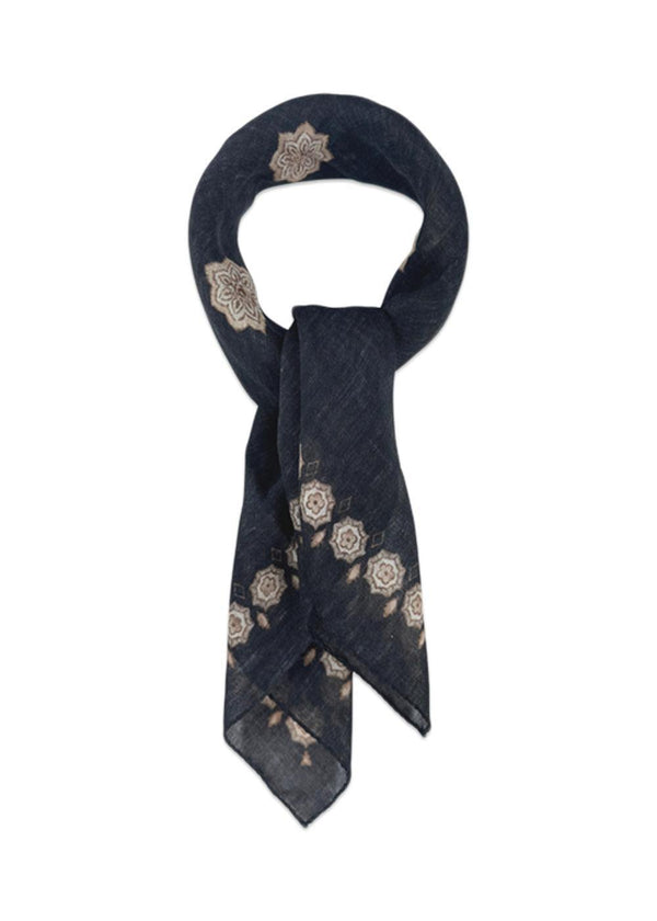 Wool Bandana - Black-Accessories-Portia-Butler Loftet
