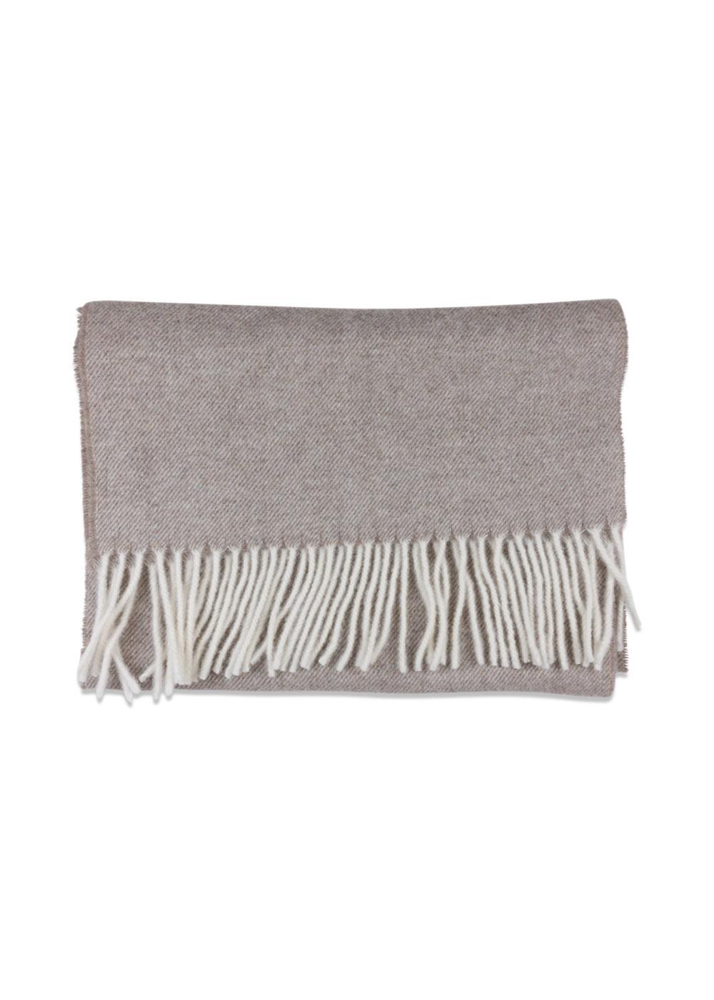 Wool Scarf - Beige-Scarf-Portia-Butler Loftet