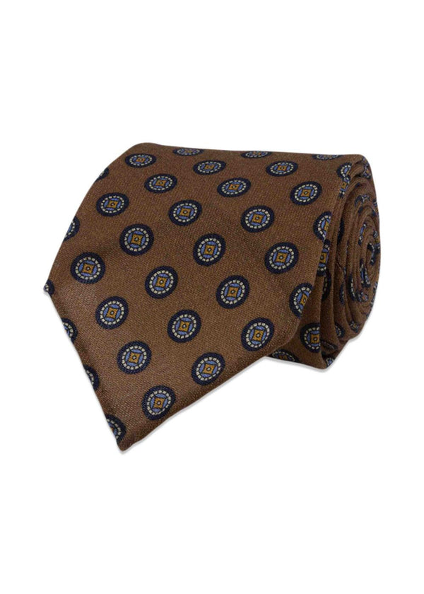 Wool Tie - Beige-Accessories-Portia-Butler Loftet