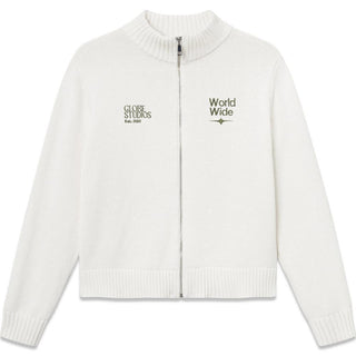 WorldWide Zip Knit - Beige-Knitwear-Globe Studios-Butler Loftet