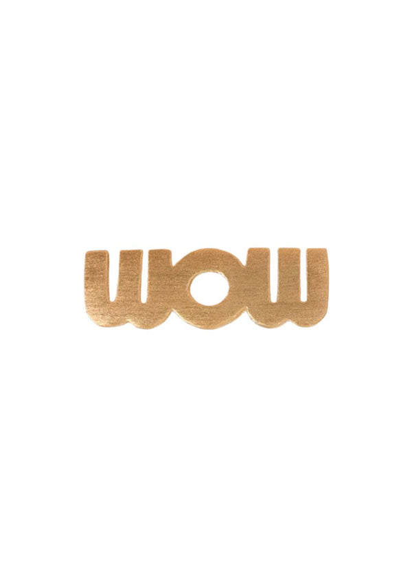 Stine A's Wow Mom Earring - Gold. Køb øreringe her.