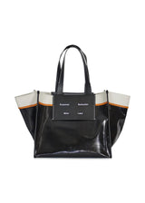 XL Morris Coated Canvas Tote - Black