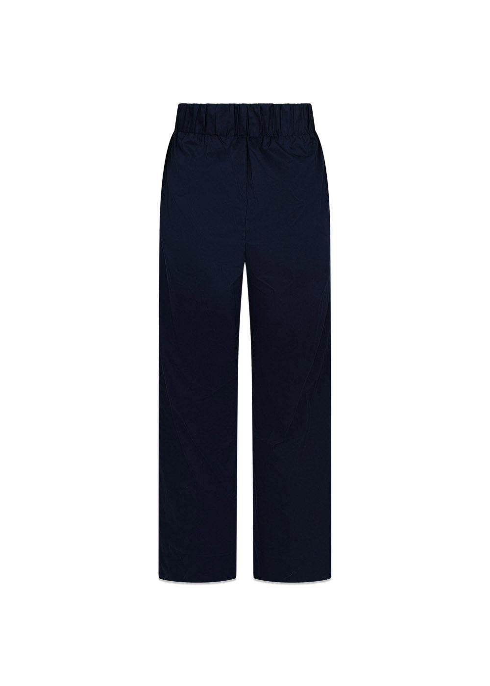 Yana Poplin Pants - Navy