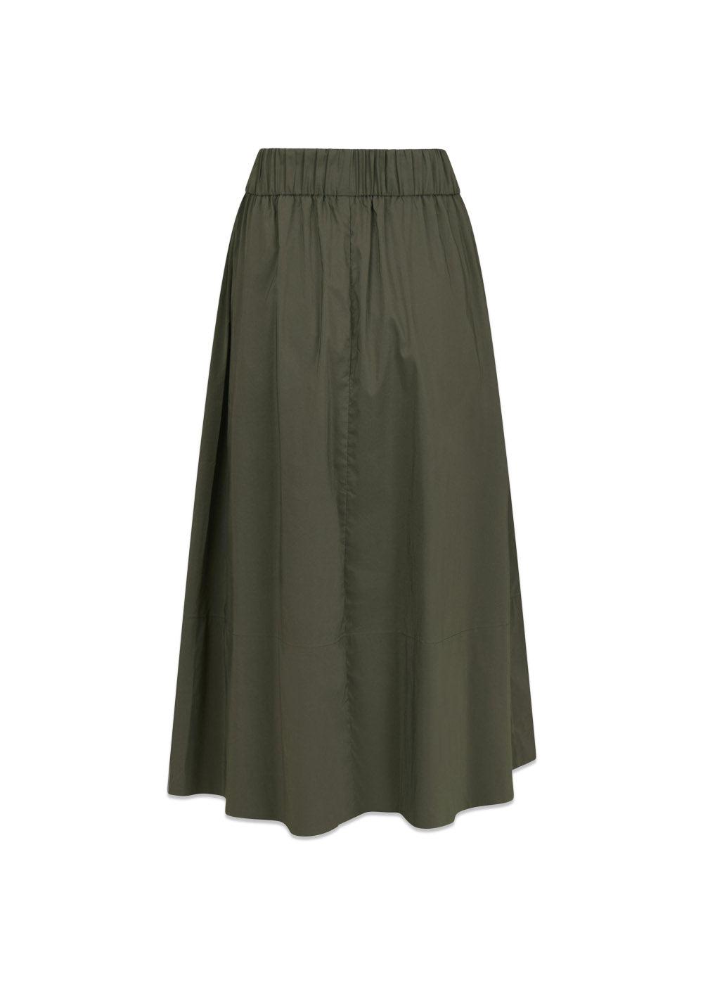 Yara Poplin Skirt - Army