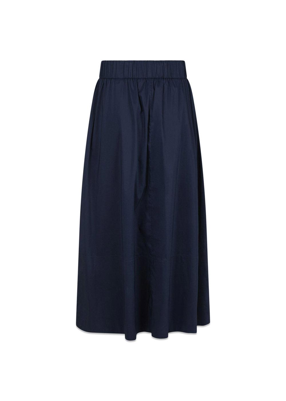 Yara Poplin Skirt - Navy