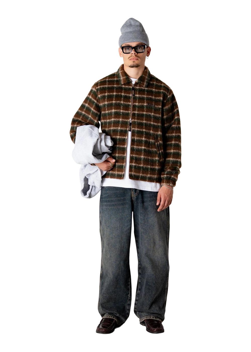Youth Fuzzy Jacket - Dark Green-Outerwear-Woodbird-Butler Loftet