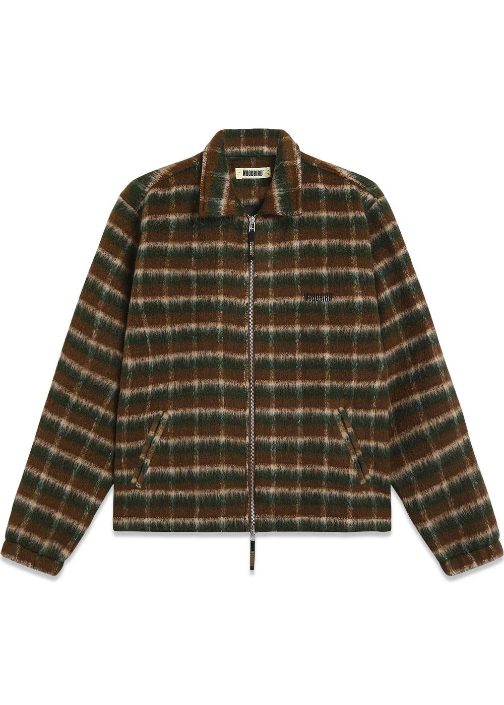 Youth Fuzzy Jacket - Dark Green-Outerwear-Woodbird-Butler Loftet