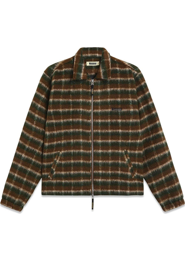 Youth Fuzzy Jacket - Dark Green-Outerwear-Woodbird-Butler Loftet