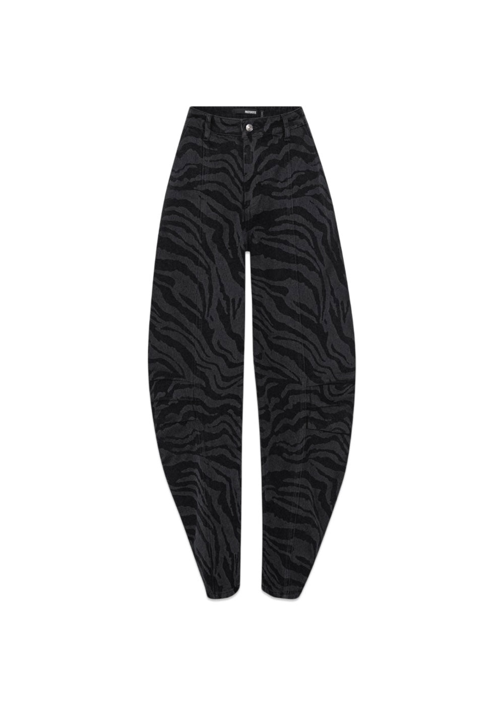 Zebra Twill Cargo Pants - Black - Washed