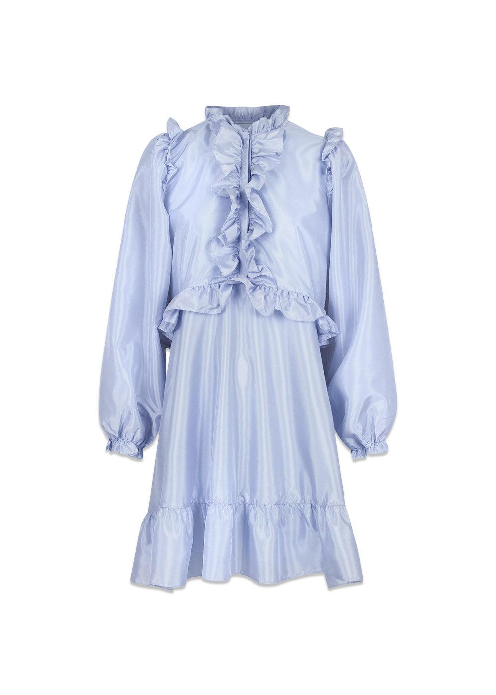 Neo Noirs Zinka Solid Dress - Light Blue. Køb kjoler her.