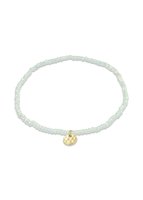 INDIE bracelet green, gold-plated - Gold Plated