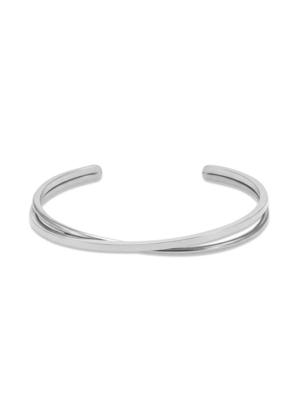 Olympia Bangle - Silver Stainless Steel